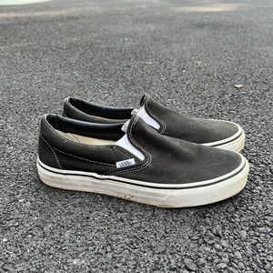 Black Slip on Vans